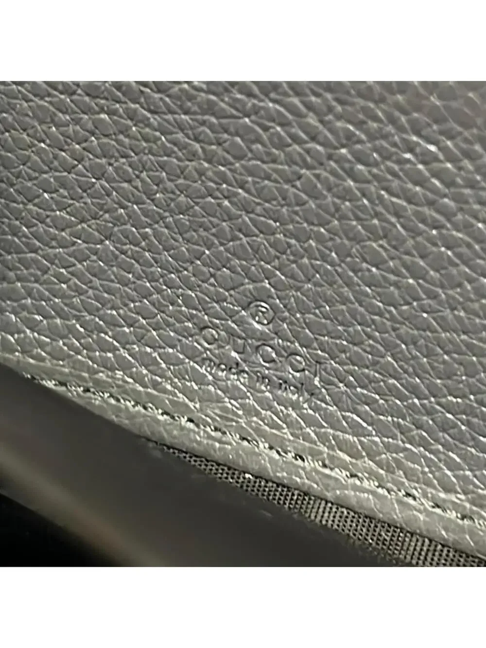 Gucci Zumi Gray Leather Long Wallet #278491G54B